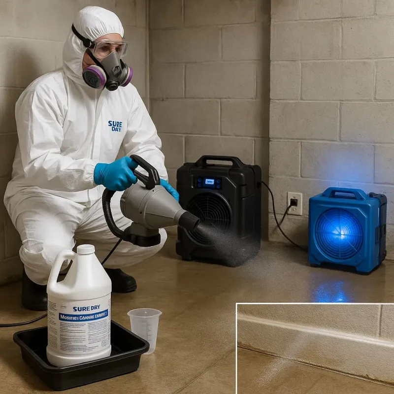 Sanitization and Odor Removal process in Lakeside, CA