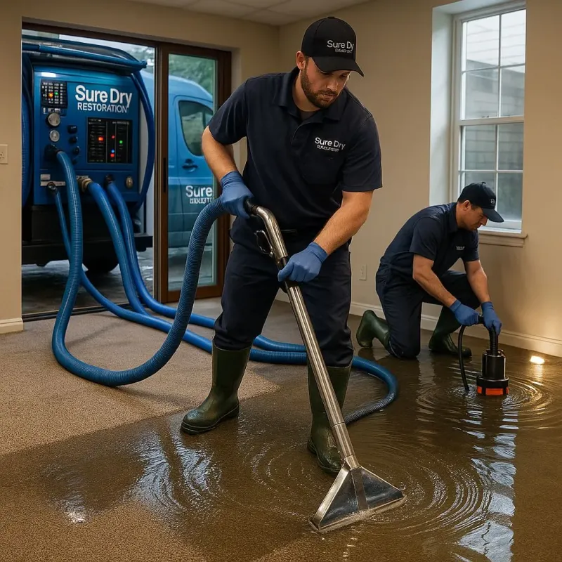 Water Extraction and Removal process in Lakeside, CA